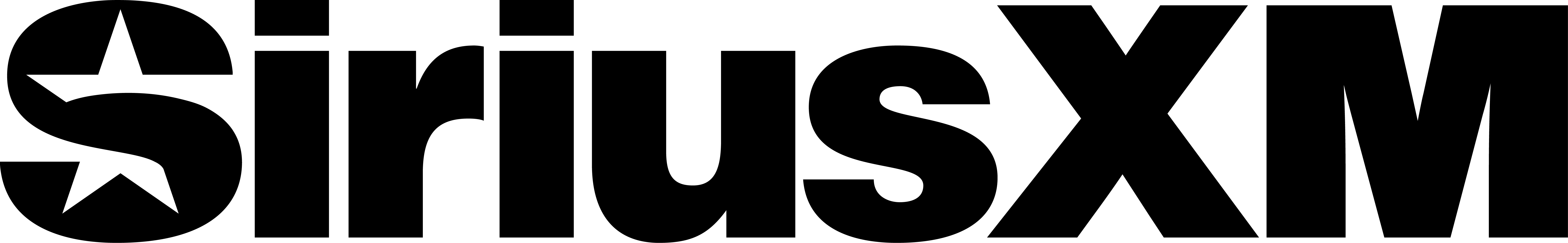 SiriusXM WORDMARK BLACK RGB
